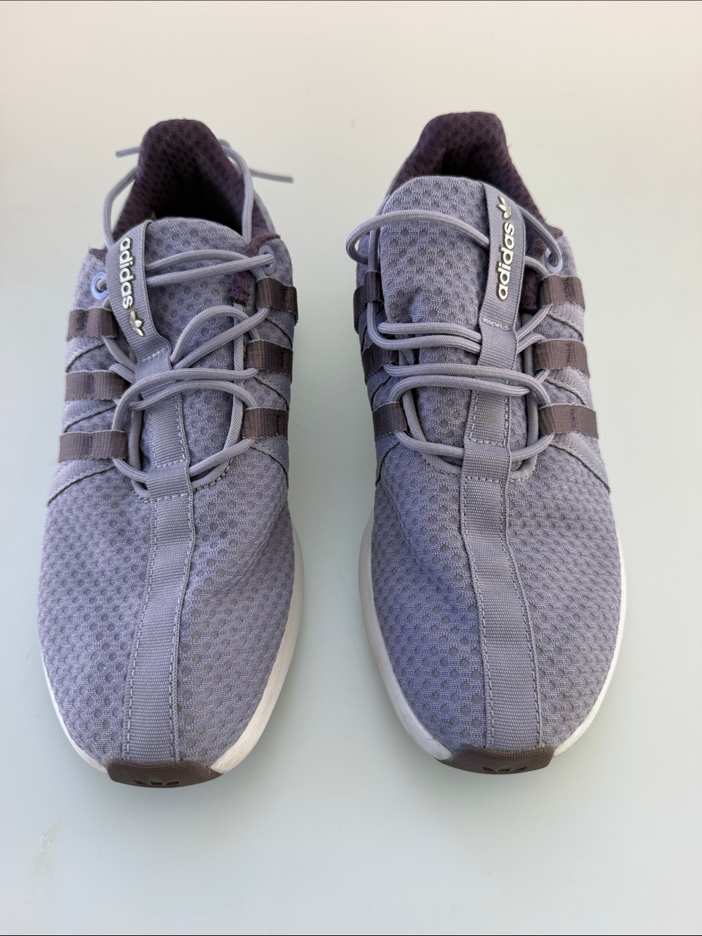 Ladies  Adidas Ortholite size 5 Lavender Sneakers size. EUC